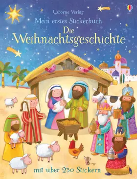 Brooks |  Mein erstes Stickerbuch: Die Weihnachtsgeschichte | Buch |  Sack Fachmedien