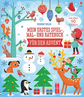 Bowman / Maclaine |  Mein erstes Spiel-, Mal- und Ratebuch für den Advent | Buch |  Sack Fachmedien