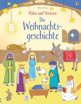 Brooks |  Malen und Stickern: Die Weihnachtsgeschichte | Buch |  Sack Fachmedien