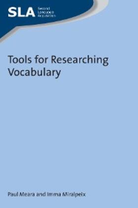 Meara / Miralpeix |  Tools for Researching Vocabulary | eBook | Sack Fachmedien