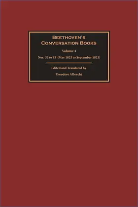 Albrecht / Beethoven |  Beethoven's Conversation Books Volume 4 | Buch |  Sack Fachmedien