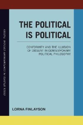 Finlayson |  The Political is Political | eBook | Sack Fachmedien