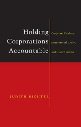 Richter |  Holding Corporations Accountable | eBook | Sack Fachmedien