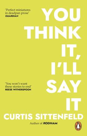 Sittenfeld |  You Think It, I'll Say It | Buch |  Sack Fachmedien