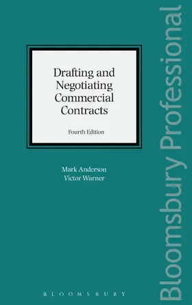 Anderson / Warner |  Drafting and Negotiating Commercial Contracts | Buch |  Sack Fachmedien