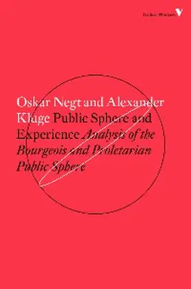 Kluge / Negt |  Public Sphere and Experience | eBook | Sack Fachmedien