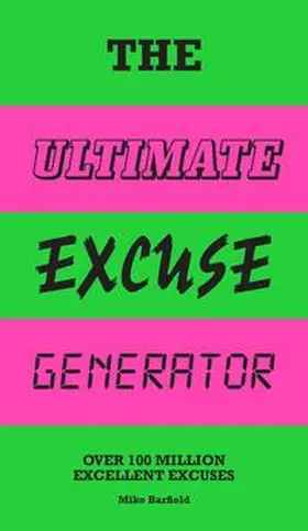 Barfield |  The Ultimate Excuse Generator | Buch |  Sack Fachmedien