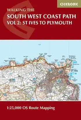 Dillon |  South West Coast Path Map Booklet - Vol 2: St Ives to Plymouth | Buch |  Sack Fachmedien