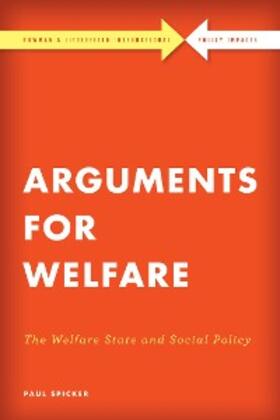 Spicker |  Arguments for Welfare | eBook | Sack Fachmedien