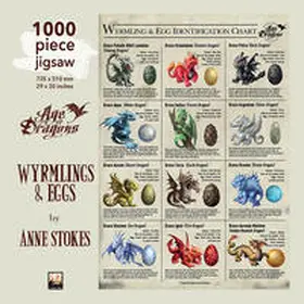 Flame Tree Publishing |  Adult Jigsaw Puzzle Anne Stokes: Wyrmlings & Eggs: 1000-Piece Jigsaw Puzzles | Sonstiges |  Sack Fachmedien