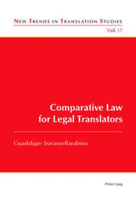 Soriano-Barabino |  Comparative Law for Legal Translators | eBook | Sack Fachmedien