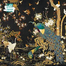 Flame Tree Publishing |  Puzzle - Ashmolean Museum Bestickter Wandbehang mit Pfauen | Sonstiges |  Sack Fachmedien