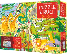 Robson |  Puzzle & Buch: Im Zoo. 100 Teile | Sonstiges |  Sack Fachmedien