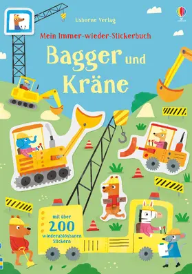 Watson |  Mein Immer-wieder-Stickerbuch: Bagger und Kräne | Buch |  Sack Fachmedien