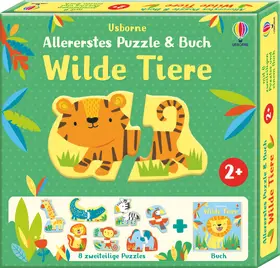 Oldham |  Allererstes Puzzle & Buch: Wilde Tiere | Buch |  Sack Fachmedien
