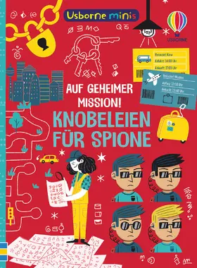 Smith |  Usborne Minis: Auf geheimer Mission! Knobeleien für Spione | Buch |  Sack Fachmedien