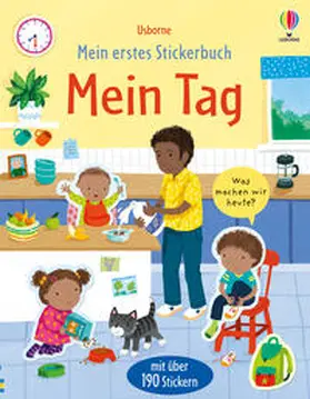 Bathie |  Mein erstes Stickerbuch: Mein Tag | Buch |  Sack Fachmedien