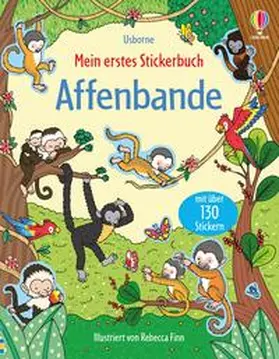 Greenwell / Brooks |  Mein erstes Stickerbuch: Affenbande | Buch |  Sack Fachmedien