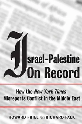 Friel / Falk |  Israel-Palestine on Record | eBook | Sack Fachmedien