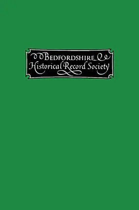 Austin / Fowler / Morris |  The Publications of the Bedfordshire Historical Record Society volume II | eBook | Sack Fachmedien