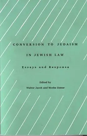 Jacob / Zemer |  Conversion to Judaism in Jewish Law | eBook | Sack Fachmedien
