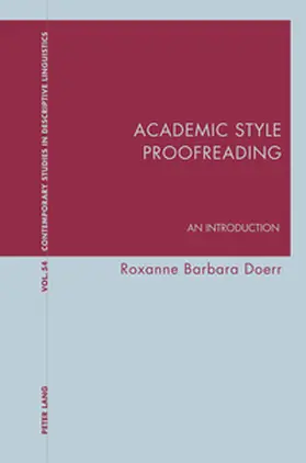 Doerr |  Academic Style Proofreading | Buch |  Sack Fachmedien