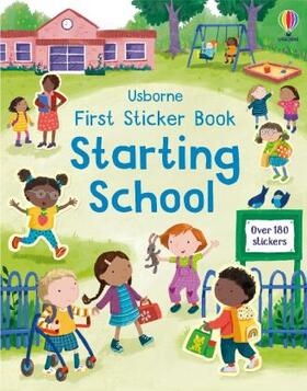 Bathie |  First sticker book. Starting school | Buch |  Sack Fachmedien