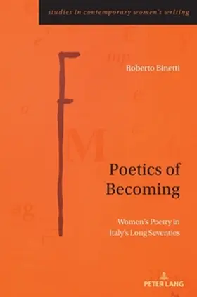 Binetti |  Poetics of Becoming | Buch |  Sack Fachmedien