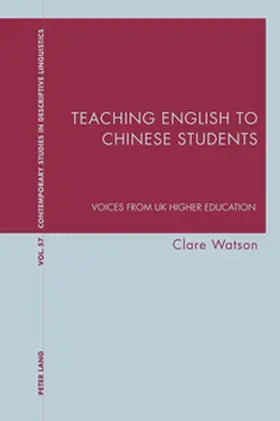 Watson |  Teaching English to Chinese Students | Buch |  Sack Fachmedien