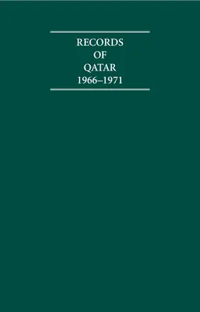 Burdett |  Records of Qatar 1966-1971 4 Volume Hardback Set | Buch |  Sack Fachmedien