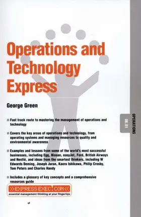 Green |  Operations and Technology Express | Buch |  Sack Fachmedien
