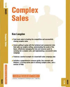 Langdon |  Complex Sales | eBook | Sack Fachmedien