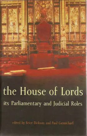 Dickson / Carmichael |  The House of Lords | Buch |  Sack Fachmedien