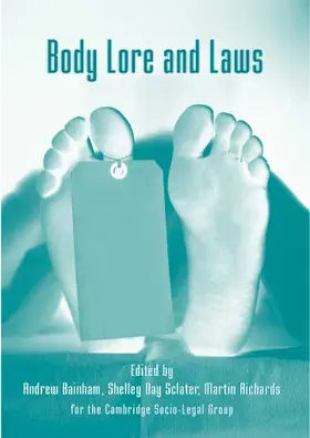 Byam Shaw / Bainham / Day-Sclater |  Body Lore and Laws | Buch |  Sack Fachmedien