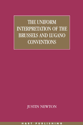 Newton |  Uniform Interpretation of the Brussels and Lugano Conventions | Buch |  Sack Fachmedien