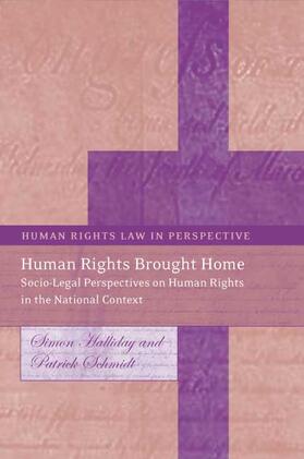Halliday / Schmidt |  Human Rights Brought Home | Buch |  Sack Fachmedien