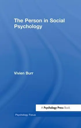 Burr |  The Person in Social Psychology | Buch |  Sack Fachmedien