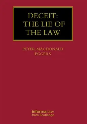 Macdonald Eggers |  Deceit: The Lie of the Law | Buch |  Sack Fachmedien