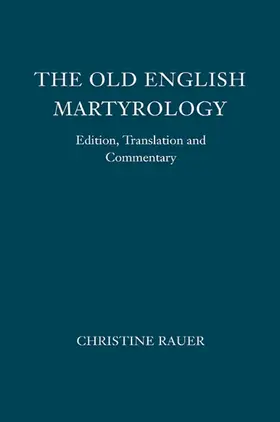 Rauer |  The Old English Martyrology | Buch |  Sack Fachmedien