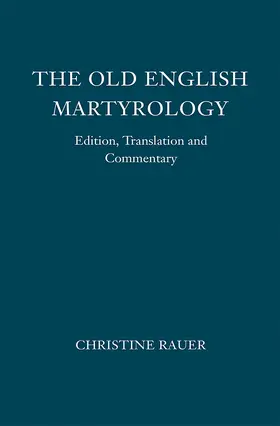 Rauer |  The Old English Martyrology | Buch |  Sack Fachmedien