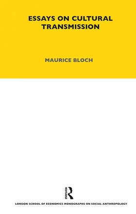 Bloch |  Essays on Cultural Transmission | Buch |  Sack Fachmedien