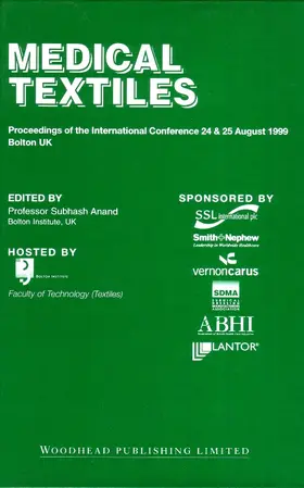 Anand |  Medical Textiles | eBook | Sack Fachmedien