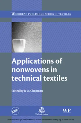 Chapman |  Applications of Nonwovens in Technical Textiles | eBook | Sack Fachmedien