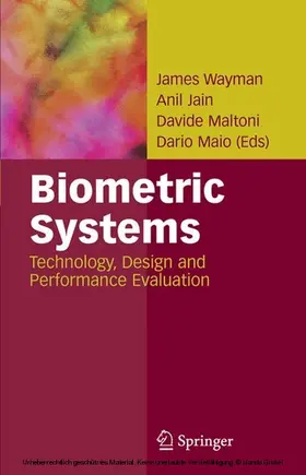 Wayman / Jain / Maltoni | Biometric Systems | E-Book | sack.de