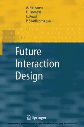 Pirhonen / Isomäki / Roast | Future Interaction Design | E-Book | sack.de