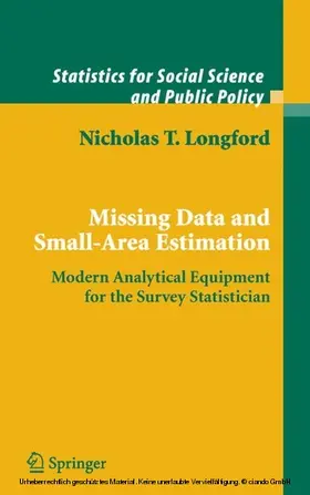 Longford |  Missing Data and Small-Area Estimation | eBook | Sack Fachmedien