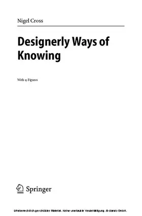 Cross | Designerly Ways of Knowing | E-Book | sack.de