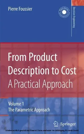 Foussier |  From Product Description to Cost: A Practical Approach | eBook | Sack Fachmedien