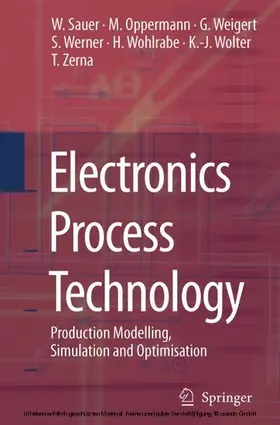 Sauer / Oppermann / Weigert |  Electronics Process Technology | eBook | Sack Fachmedien