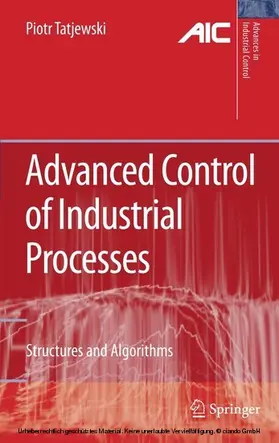 Tatjewski |  Advanced Control of Industrial Processes | eBook | Sack Fachmedien